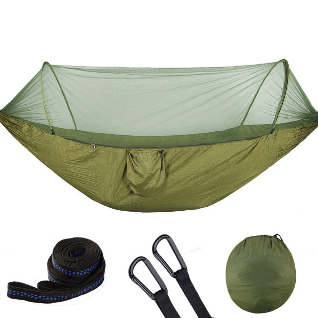 Large Camping Hammock With Bug Net