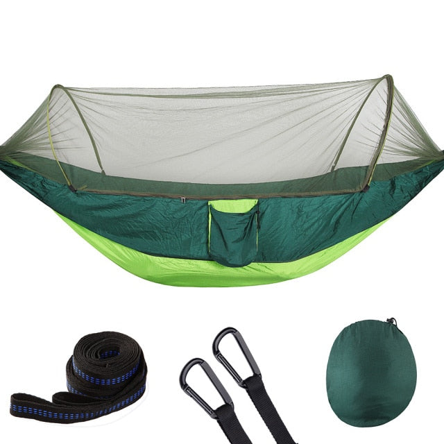 Large Camping Hammock With Bug Net