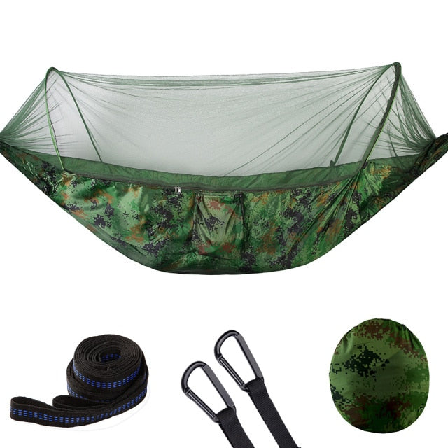 Large Camping Hammock With Bug Net