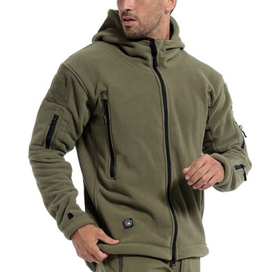 Men's Winter Thermal Fleece Tactical Jacket