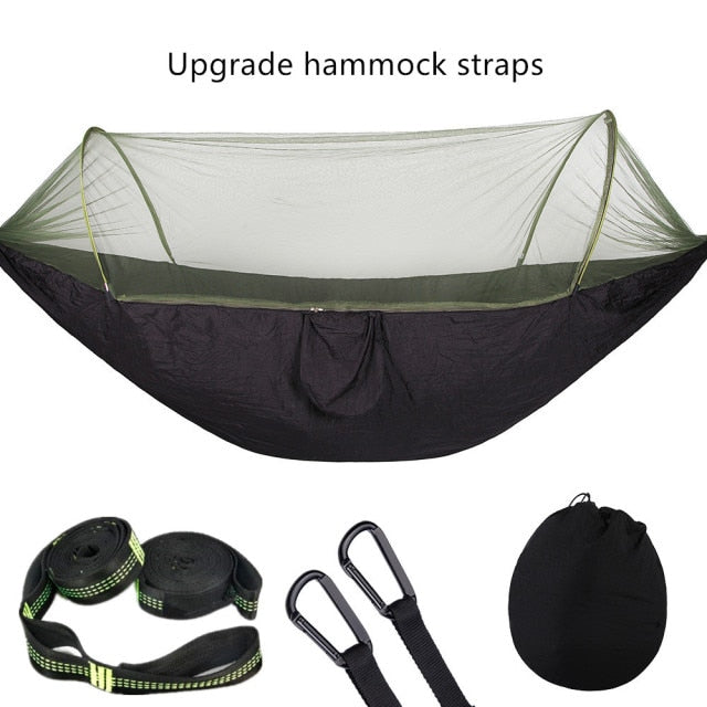 Large Camping Hammock With Bug Net
